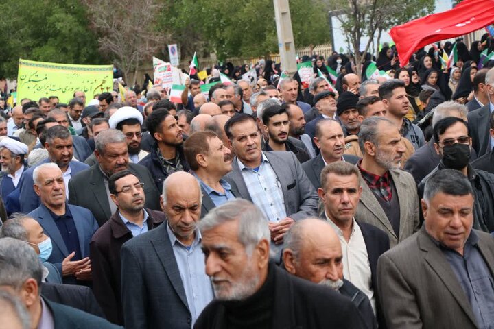 تصاویر / راهپیمایی یوم الله ۲۲ بهمن در شهرستان دهلران