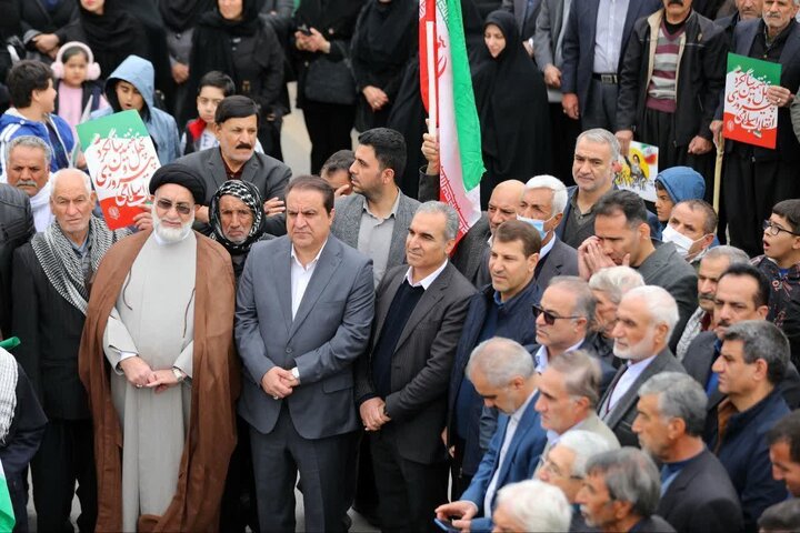 تصاویر/ برگزاری مراسم راهپیمایی روز ۲۲ بهمن در شهرستان ایوان