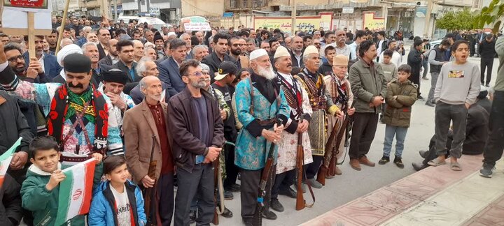 تصاویر/ راهپیمایی مردم دره شهر در بیست و دوم بهمن ۱۴۰۴
