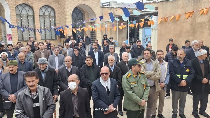 تصاویر/ راهپیمایی یوم الله ۲۲ بهمن در بدره