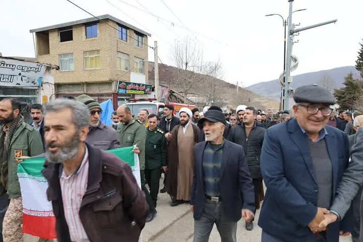 راهپیمایی 22 بهمن کیاسر