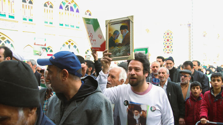 تصاویر/شکوه و عظمت راهپیمایی چهل و هفتمین سالروز پیروزی انقلاب اسلامی در آران وبیدگل