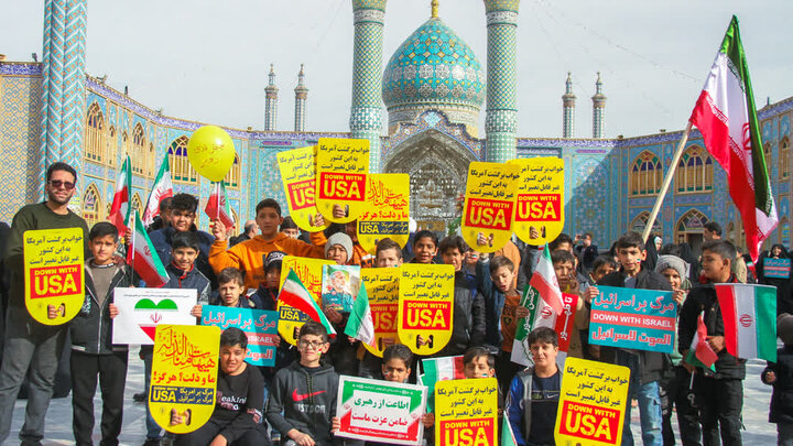 تصاویر/شکوه و عظمت راهپیمایی چهل و هفتمین سالروز پیروزی انقلاب اسلامی در آران وبیدگل