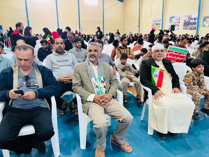 تصاویر/ جشن ۴۷ سالگی انقلاب در روستای بساتین