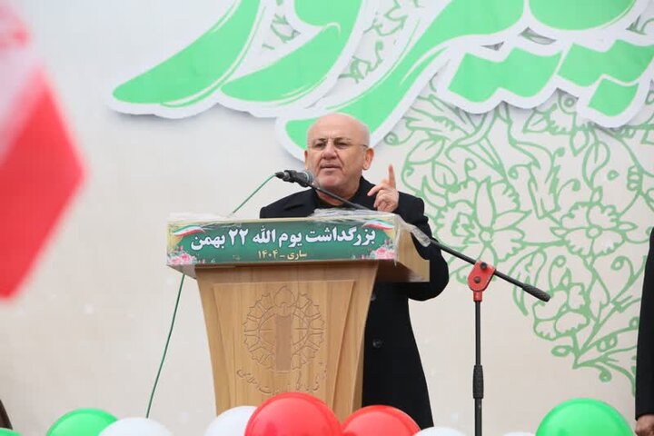 راهپیمایی با شکوه 22 بهمن در شهر ساری