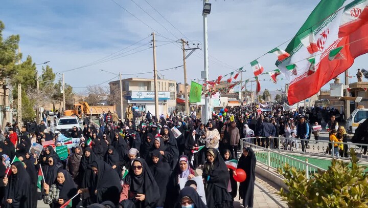 تصاویر| راهپیمایی 22 بهمن در سربیشه