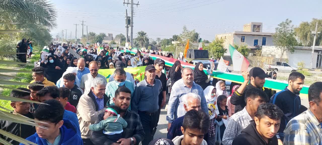 تصاویر/ مراسم راهپیمایی یوم‌الله ۲۲ بهمن در شهر نودژ