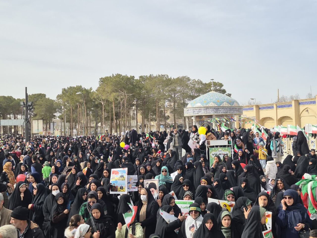 راهپیمایی ۲۲ بهمن شهرستان نائین