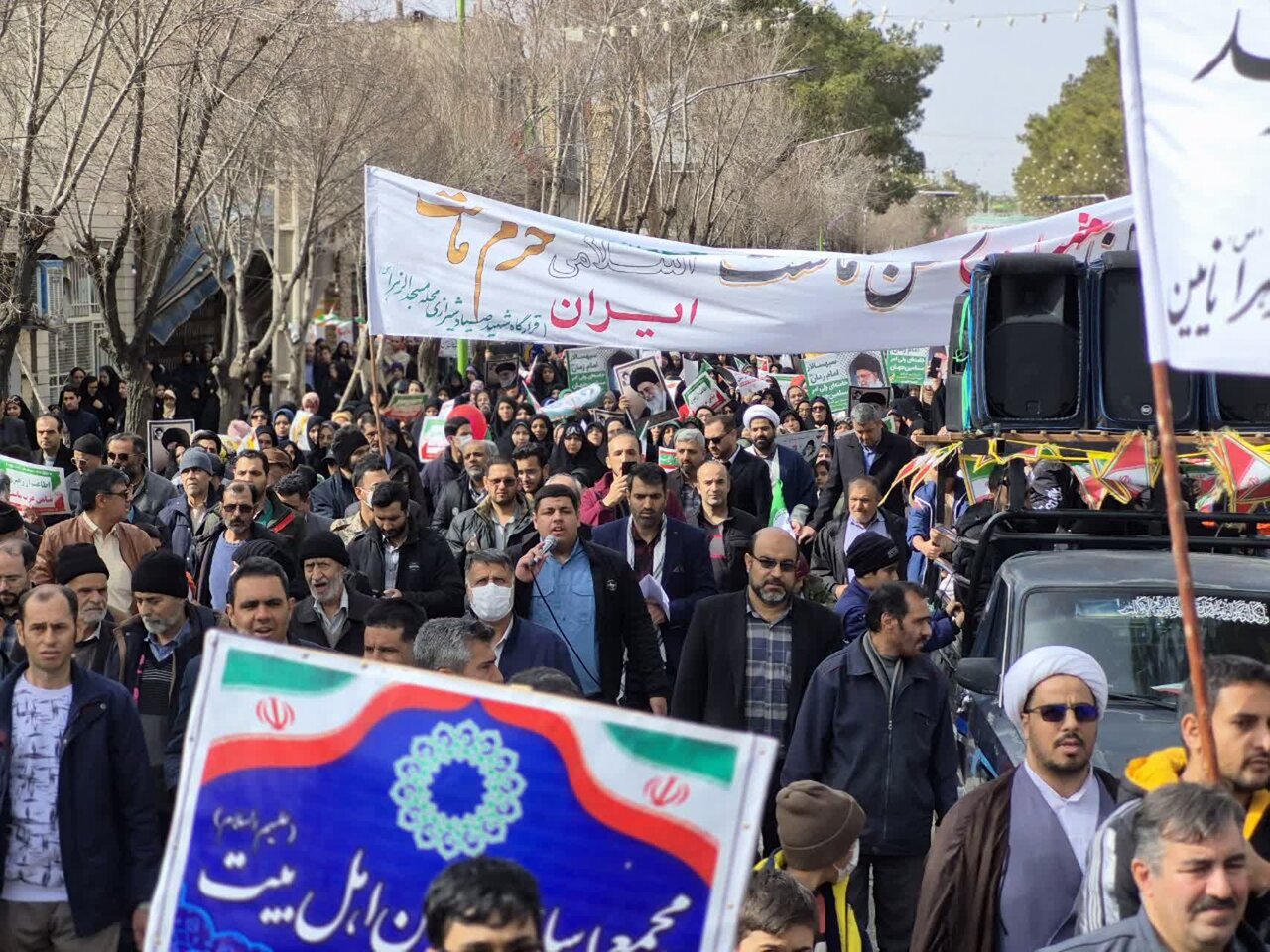 راهپیمایی ۲۲ بهمن شهرستان نائین