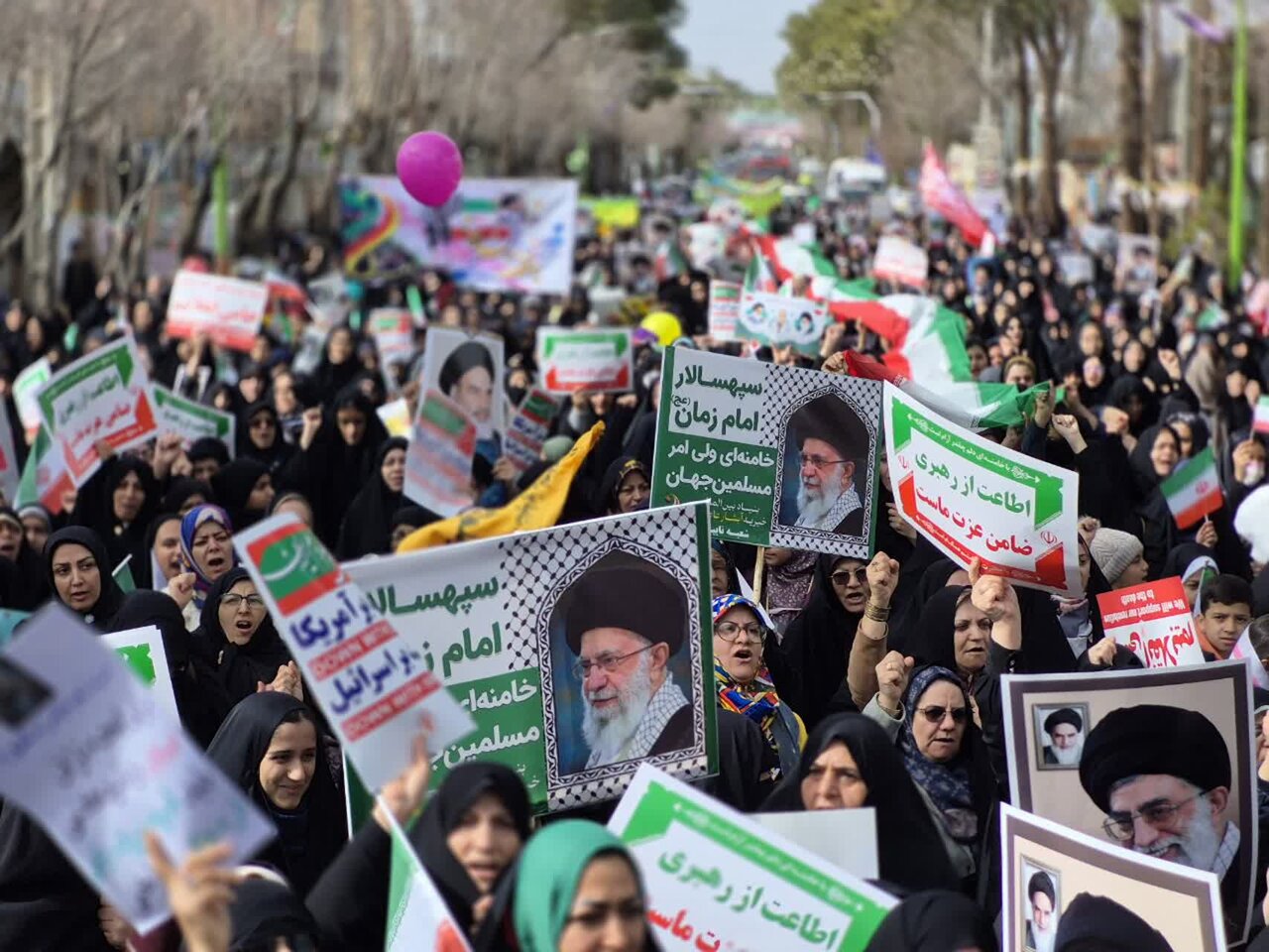 راهپیمایی ۲۲ بهمن شهرستان نائین