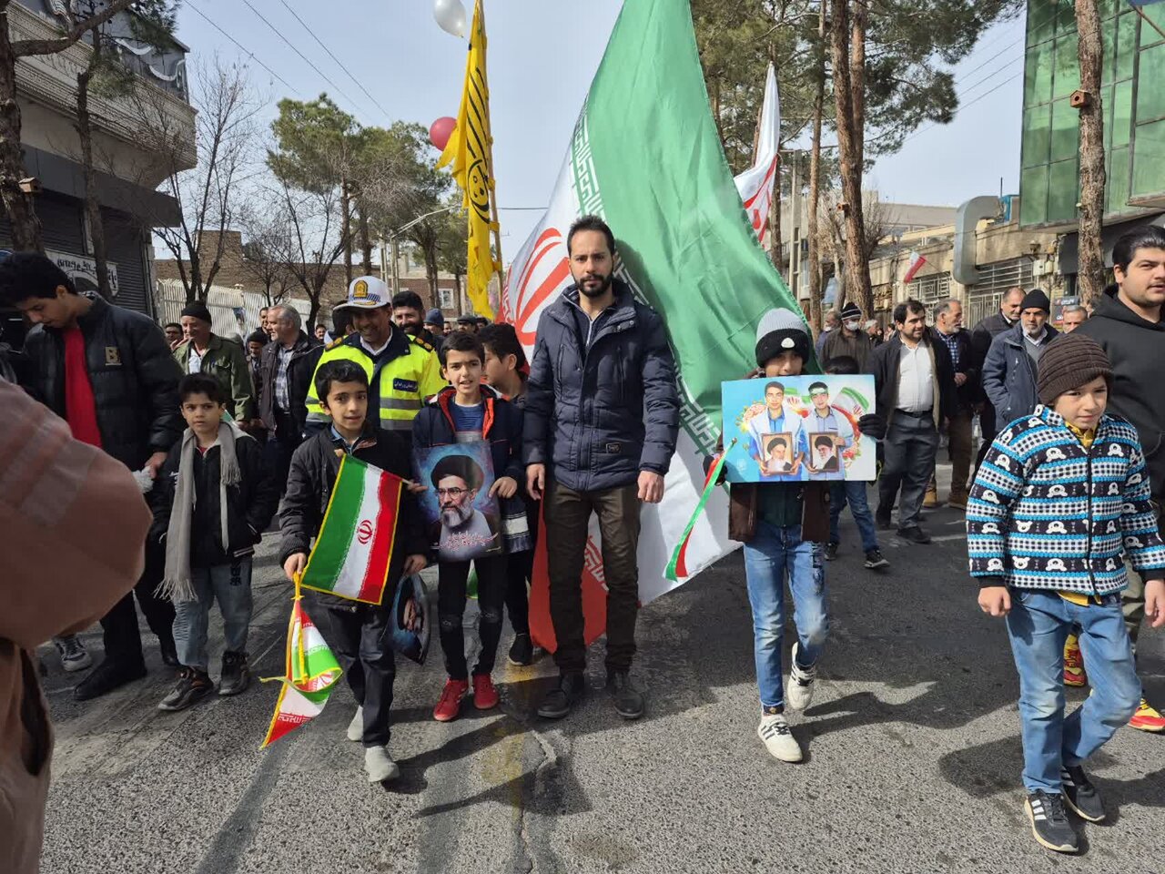 راهپیمایی ۲۲ بهمن شهرستان نائین