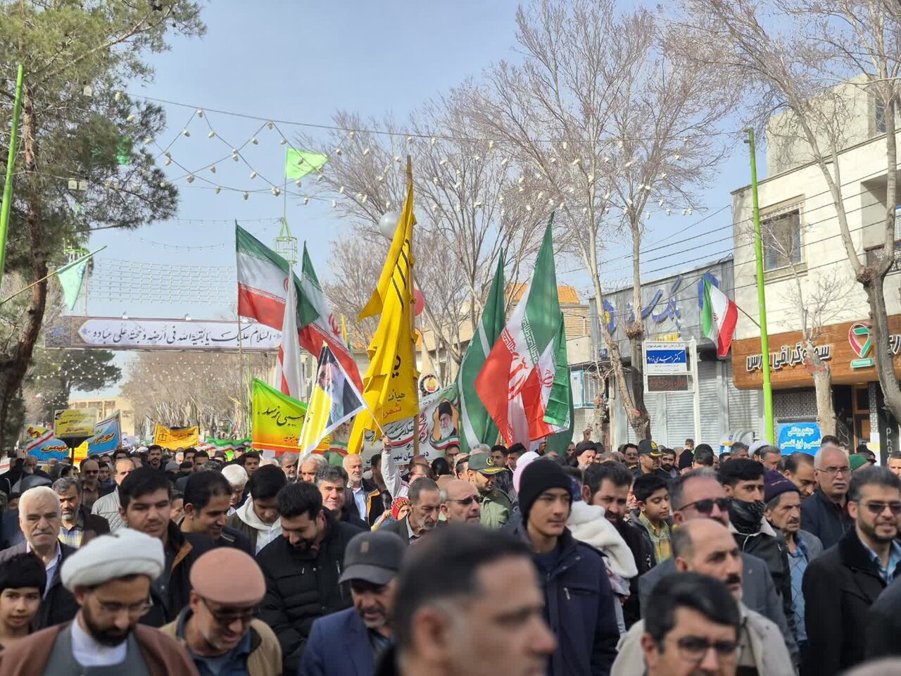 راهپیمایی ۲۲ بهمن شهرستان نائین