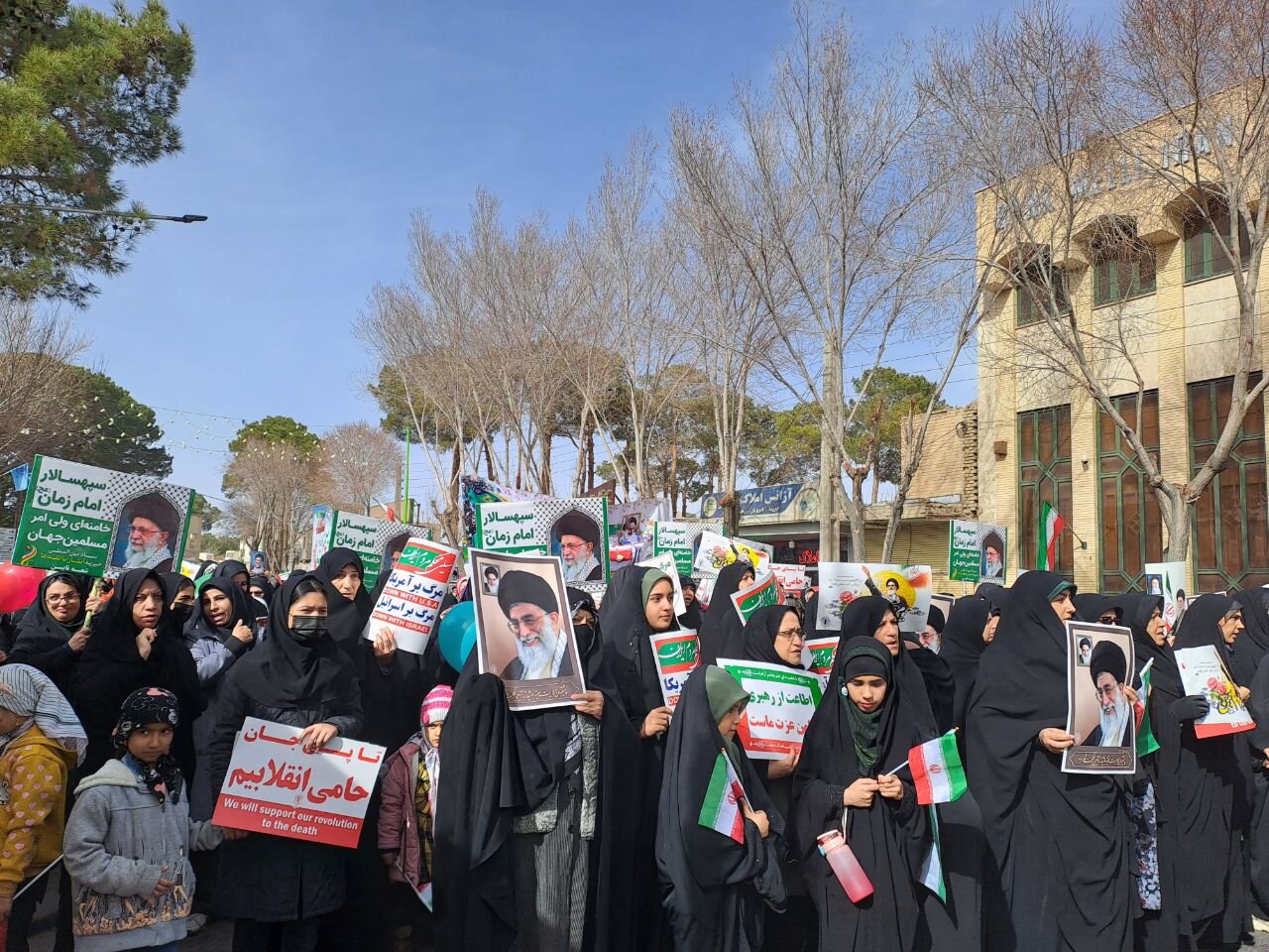 راهپیمایی ۲۲ بهمن شهرستان نایین