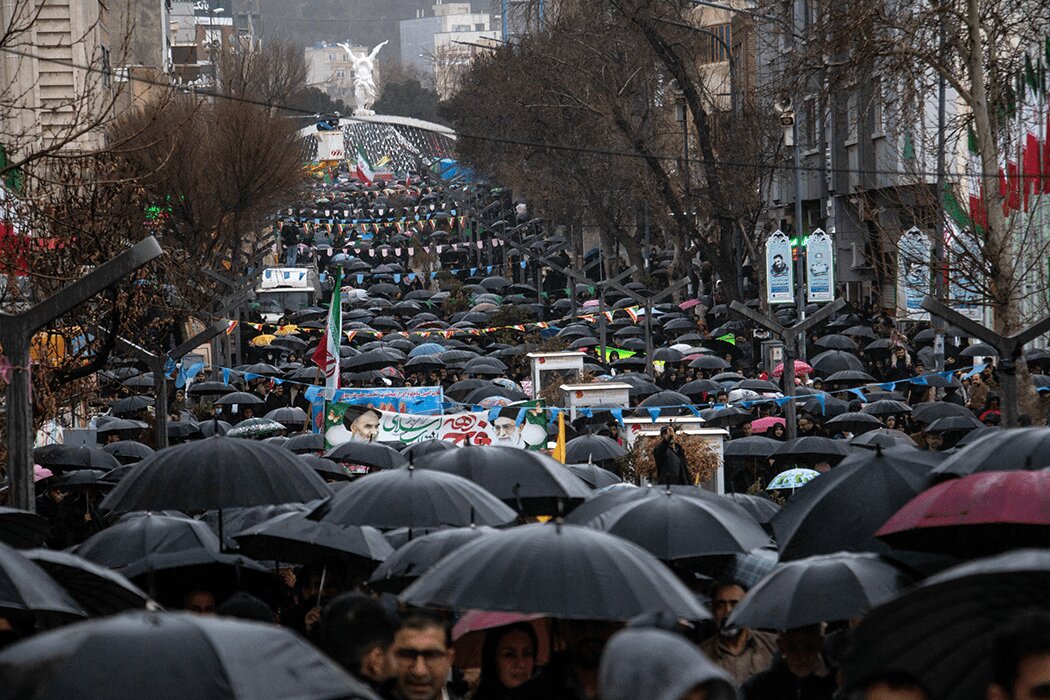فیلم| حضور حماسی مردم سنندج در راهپیمایی ۲۲ بهمن