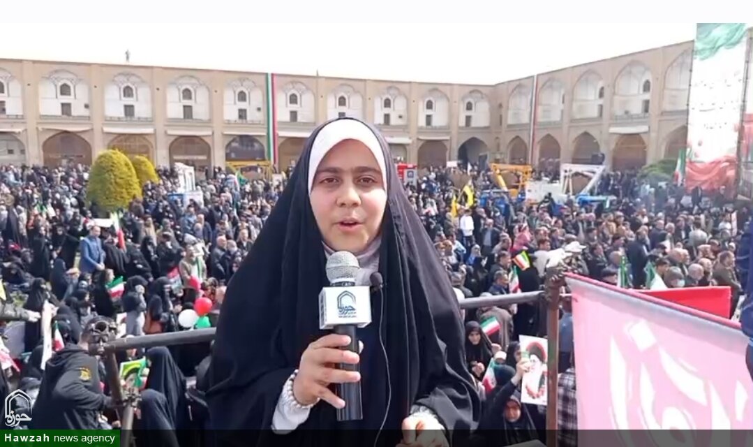 فیلم| حضور پرشور مردم اصفهان در ۲۲بهمن