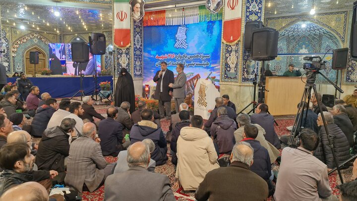 تصاویر |سیزدهمین یادواره ۲۱۶ شهید حسینیه بنی‌فاطمه