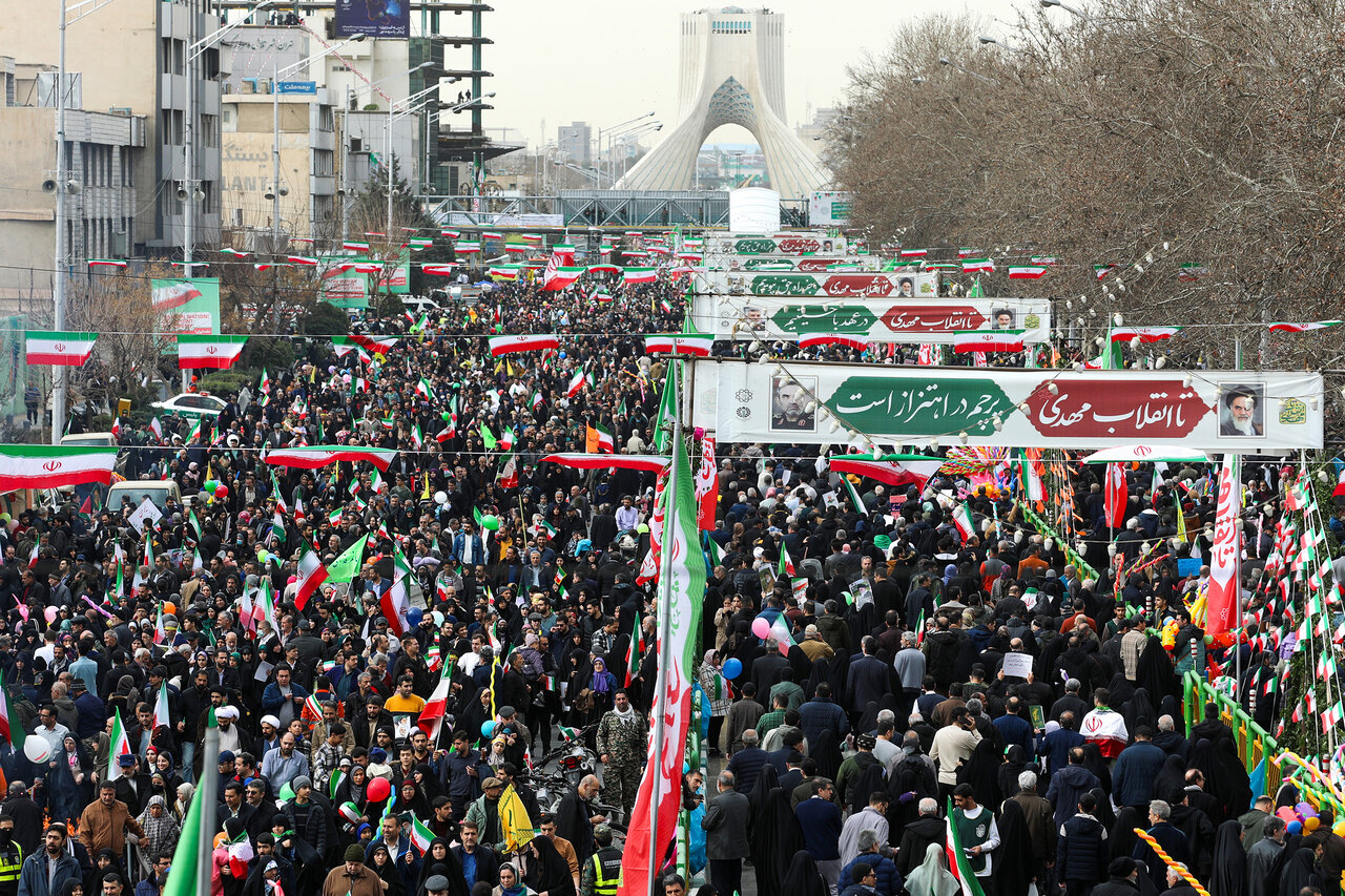 Tehran citizens celebrate 47th anniversary of Islamic Revolution with mass 22nd of Bahman rally