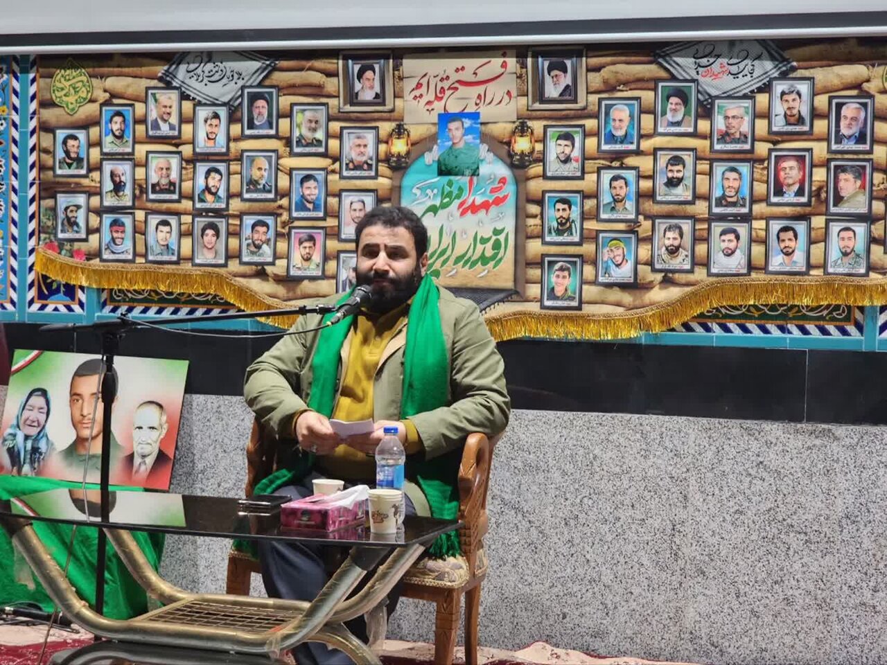 چهلمین یادواره جانباز سرافراز شهید عباسعلی باباخانی در نطنز برگزار شد