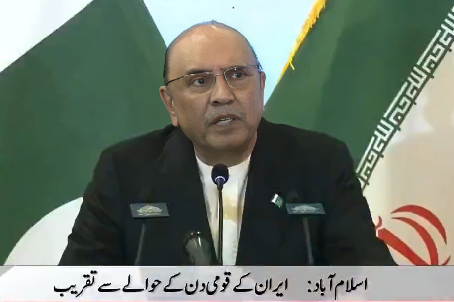 پاکستانی صدر کی انقلاب اسلامی کی کامیابی کی 47ویں سالگرہ پر مبارکباد