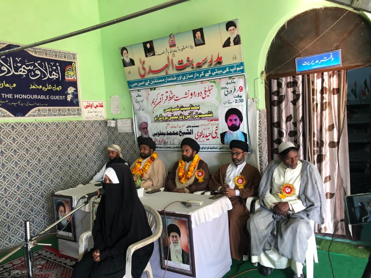 قرآن سے زندہ اور عملی رشتہ، اخلاقِ اہلِ بیتؑ کی پیروی اور معاشرے میں دینی شعور کی ترویج ہی سے انسان حقیقی منتظر بنتا ہے، مقررین