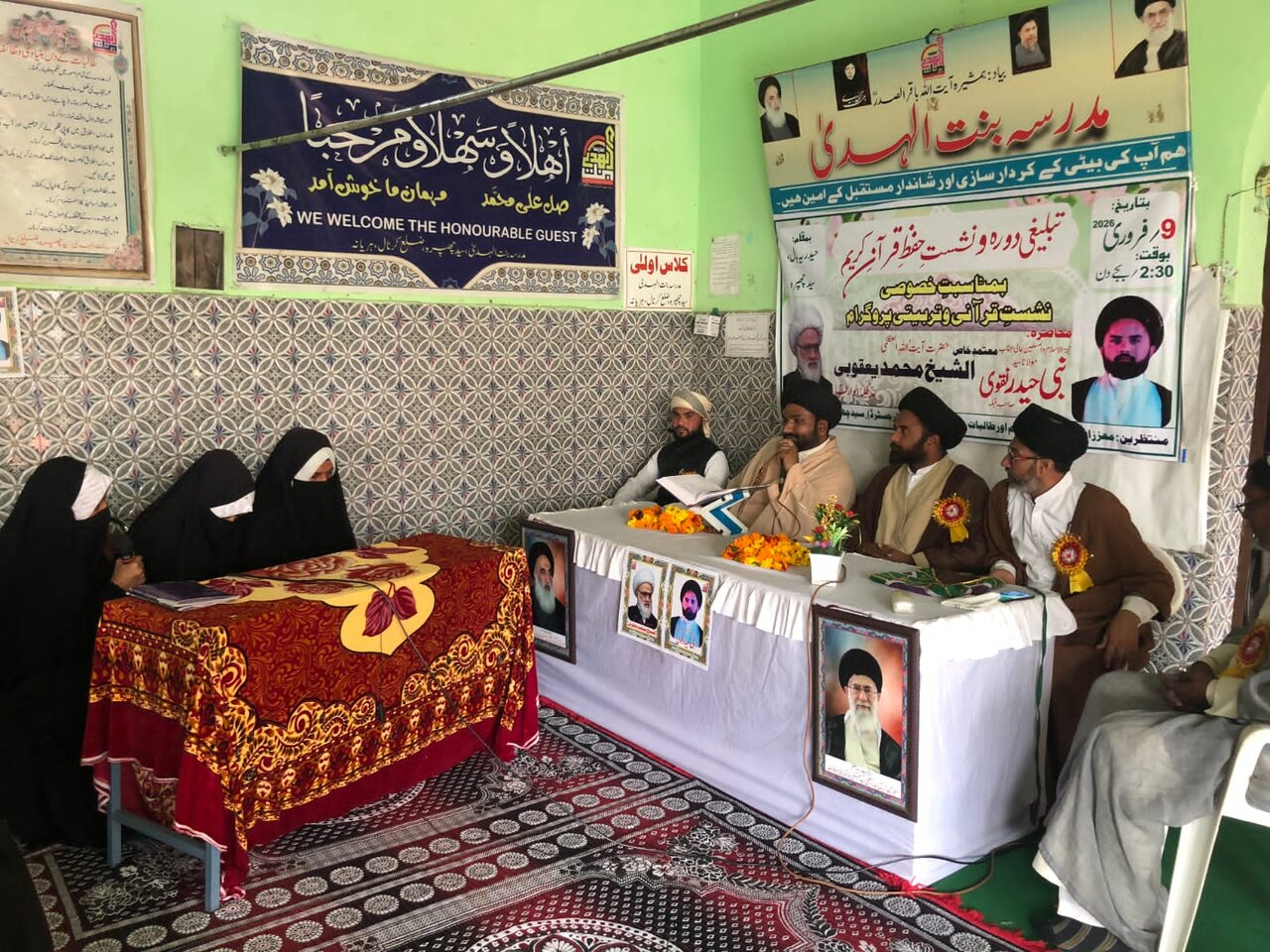 قرآن سے زندہ اور عملی رشتہ، اخلاقِ اہلِ بیتؑ کی پیروی اور معاشرے میں دینی شعور کی ترویج ہی سے انسان حقیقی منتظر بنتا ہے، مقررین