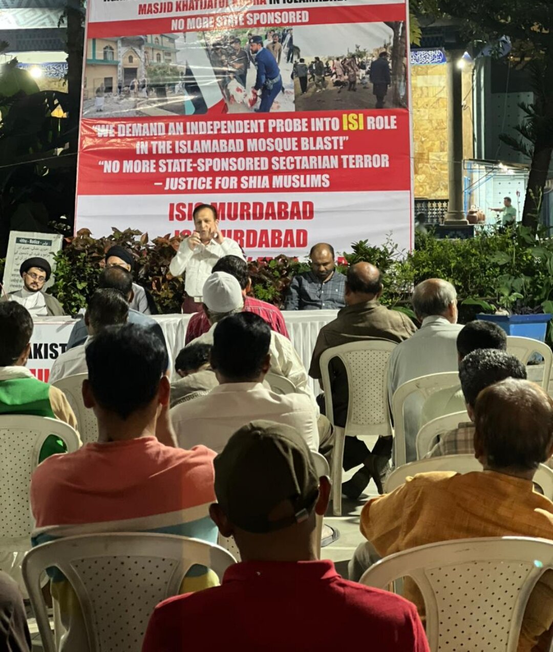 ممبئی میں پاکستان میں شیعوں پر مظالم و مسجد میں حالیہ دہشت گردانہ حملے پر شدید احتجاج