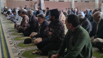 تصاویر/ آیین عبادی سیاسی نماز جمعه شهرستان زهک