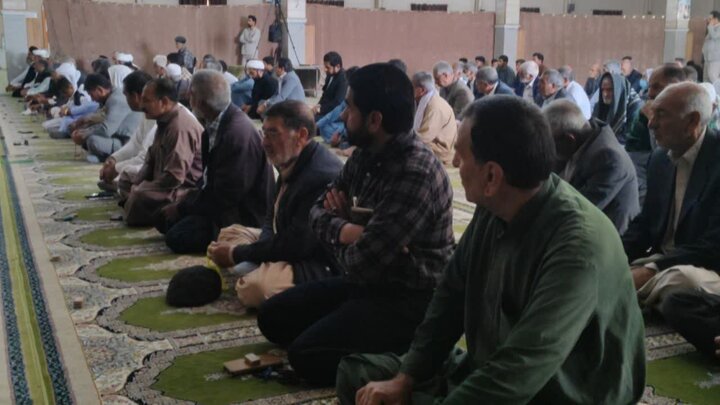 تصاویر/ آیین عبادی سیاسی نماز جمعه شهرستان زهک