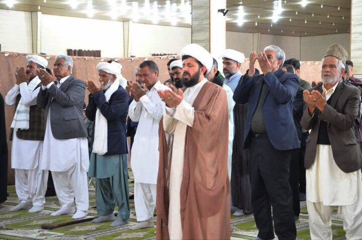 تصاویر/ آیین عبادی سیاسی نماز جمعه شهرستان زهک