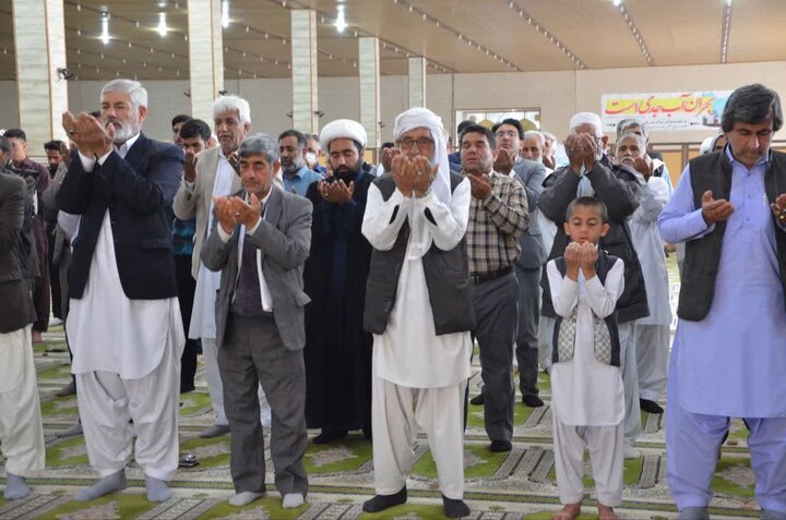 تصاویر/ آیین عبادی سیاسی نماز جمعه شهرستان زهک