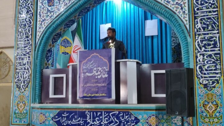 تصاویر/ آیین عبادی سیاسی نماز جمعه شهرستان زهک