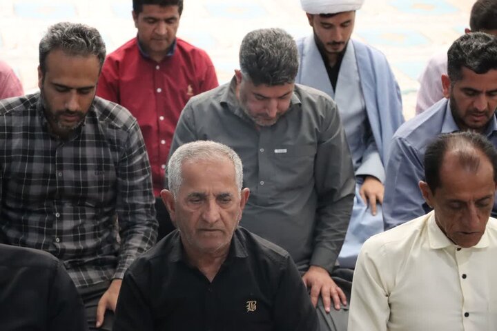 تصاویر/ اقامه نمازجمعه شهر قلعه‌گنج