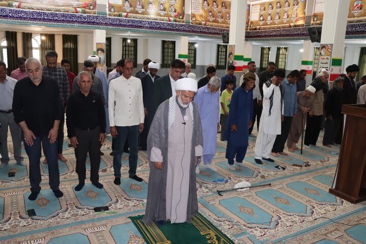 تصاویر/ اقامه نمازجمعه شهر قلعه‌گنج