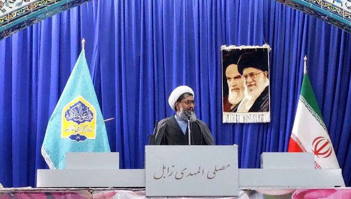 تصاویر/ آیین عبادی سیاسی نماز جمعه شهرستان زابل