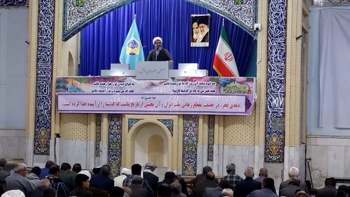 تصاویر/ آیین عبادی سیاسی نماز جمعه شهرستان زابل