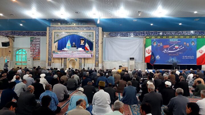 تصاویر/ آیین عبادی سیاسی نماز جمعه شهرستان زابل