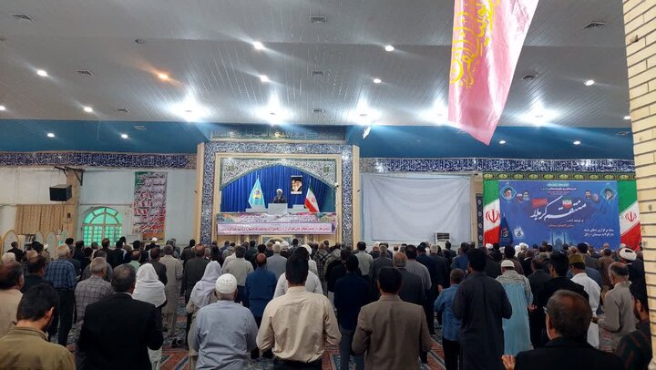 تصاویر/ آیین عبادی سیاسی نماز جمعه شهرستان زابل