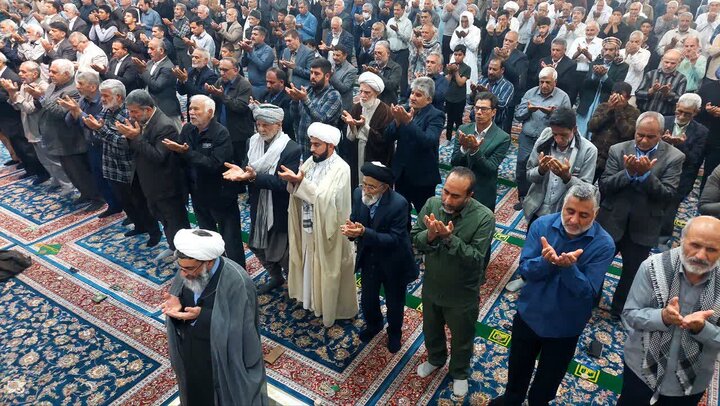 تصاویر/ آیین عبادی سیاسی نماز جمعه شهرستان زابل