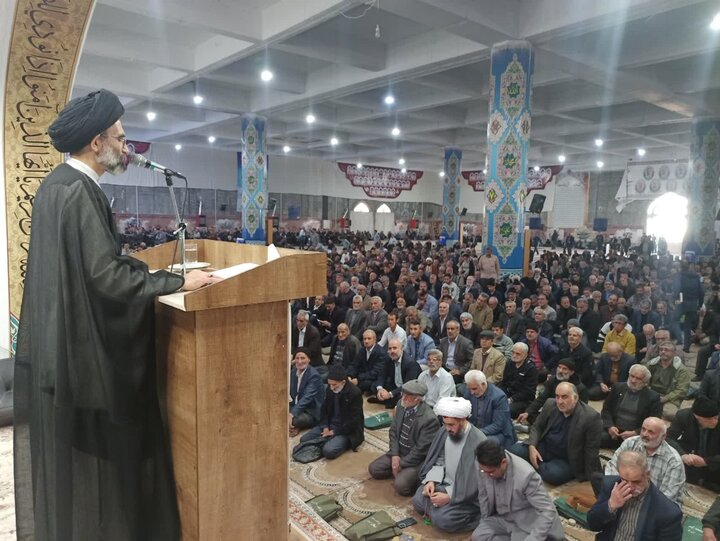 تصاویر/ نمازعبادی سیاسی جمعه کاشان