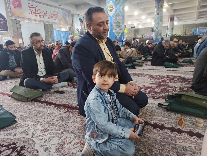 تصاویر/ نمازعبادی سیاسی جمعه کاشان