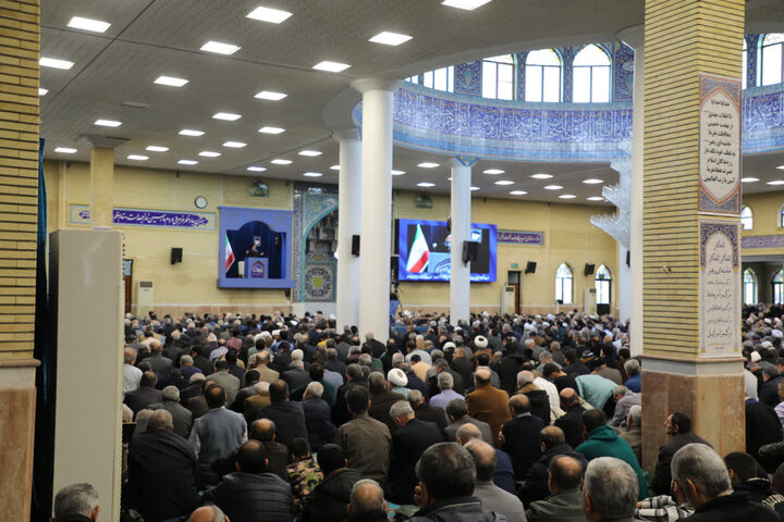 تصاویر/ آیین عبادی سیاسی نماز جمعه ارومیه