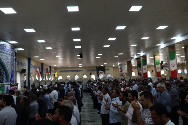 تصاویر/ شکوه نمازجمعه در بندر دیّر