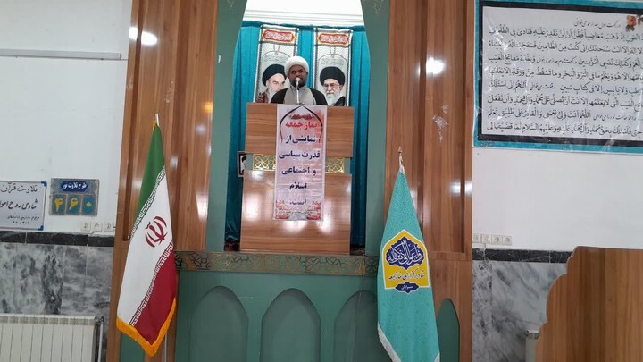 تصاویر| مراسم عبادی، سیاسی نماز جمعه سرایان