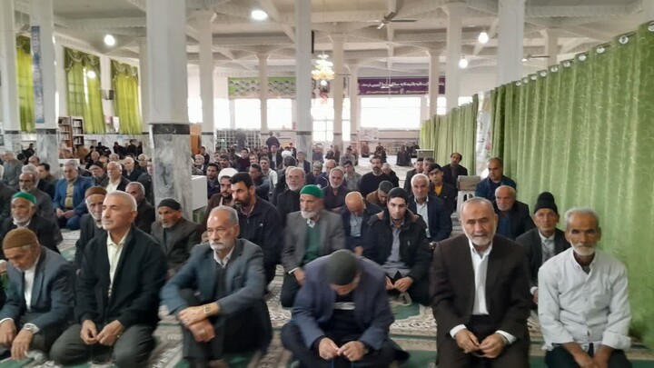 تصاویر| مراسم عبادی، سیاسی نماز جمعه سرایان