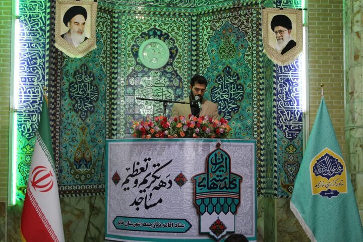 تصاویر/ برگزاری نماز جمعه شهرستان خاتم