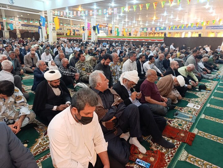 نماز جمعه بوشهر به روایت تصویر