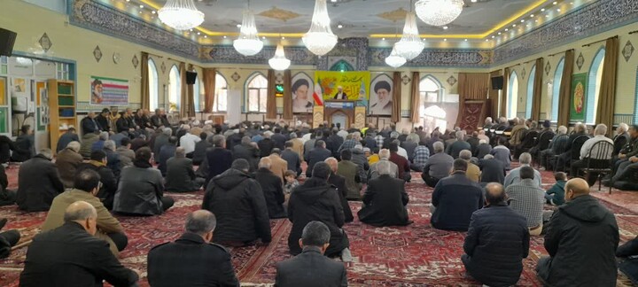 تصاویر/اقامه نماز عبادی سیاسی جمعه در اسکو