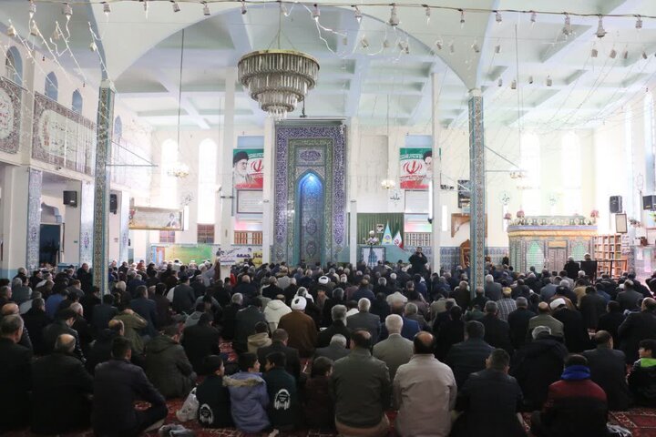 تصاویر/اقامه نماز عبادی سیاسی جمعه در اهر