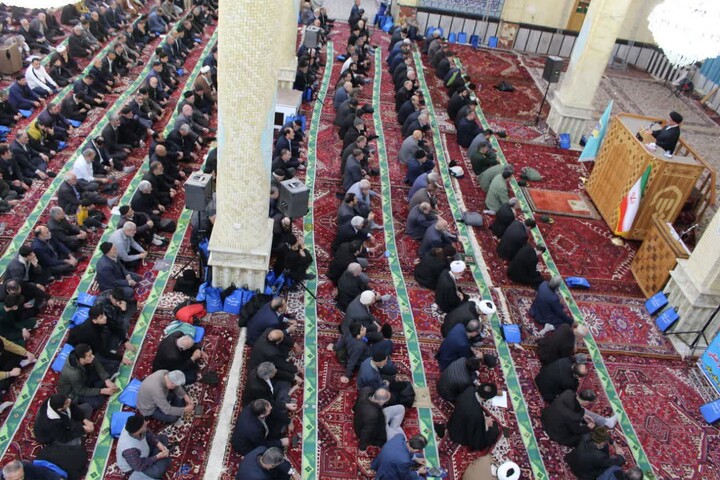 تصاویر/اقامه نماز عبادی سیاسی جمعه در بناب