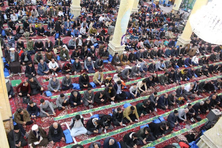 تصاویر/اقامه نماز عبادی سیاسی جمعه در بناب